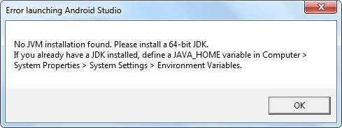 Erreur Android Studio