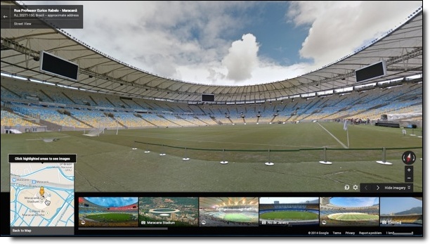 Google Maps Street View Stade Bresil