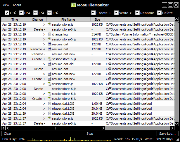 Moo0 File Monitor