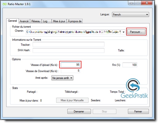 RatioMaster : Comment augmenter son ratio sur torrent T411 avec RatioMaster?