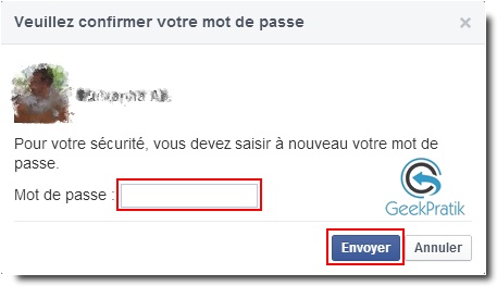 Sauvegarder un compte Facebook