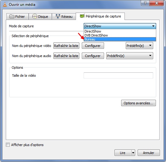 VLC Média Player (Capture)
