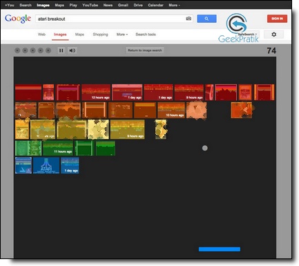 Google : Atari breakout