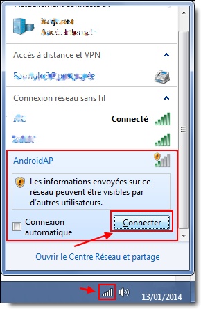 Connexion WiFi