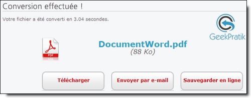 conv2pdf : conversion effectuée