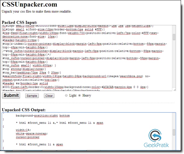 cssUnpacker