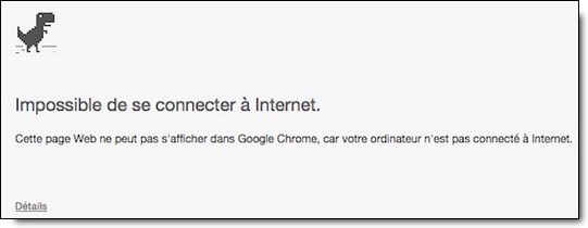 Chrome : Ereur connexion