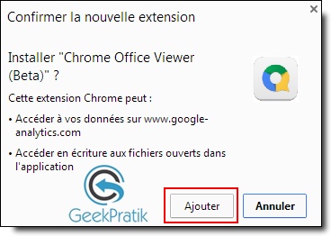 Chrome Office Viewer